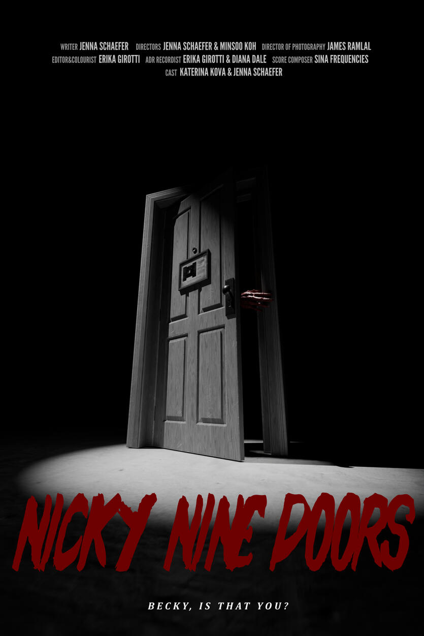 NICKY NINE DOORS - Jasmine World Premiere — Hamilton Film Festival Official Selection — Blood in the Snow Film Festival Official Selection - The Unknown Filmmakers Film Festival NICKY NINE DOORS - Jasmine World Premiere — Hamilton Film Festival Official Selection — Blood in the Snow Film Festival Official Selection - The Unknown Filmmakers Film Festival